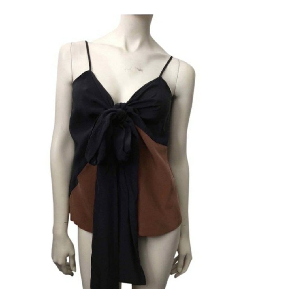 FLASH SALE! 🔥Silk Camisole Colorblock Tank